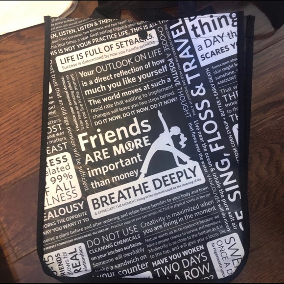 Lululemon reusable tote bag